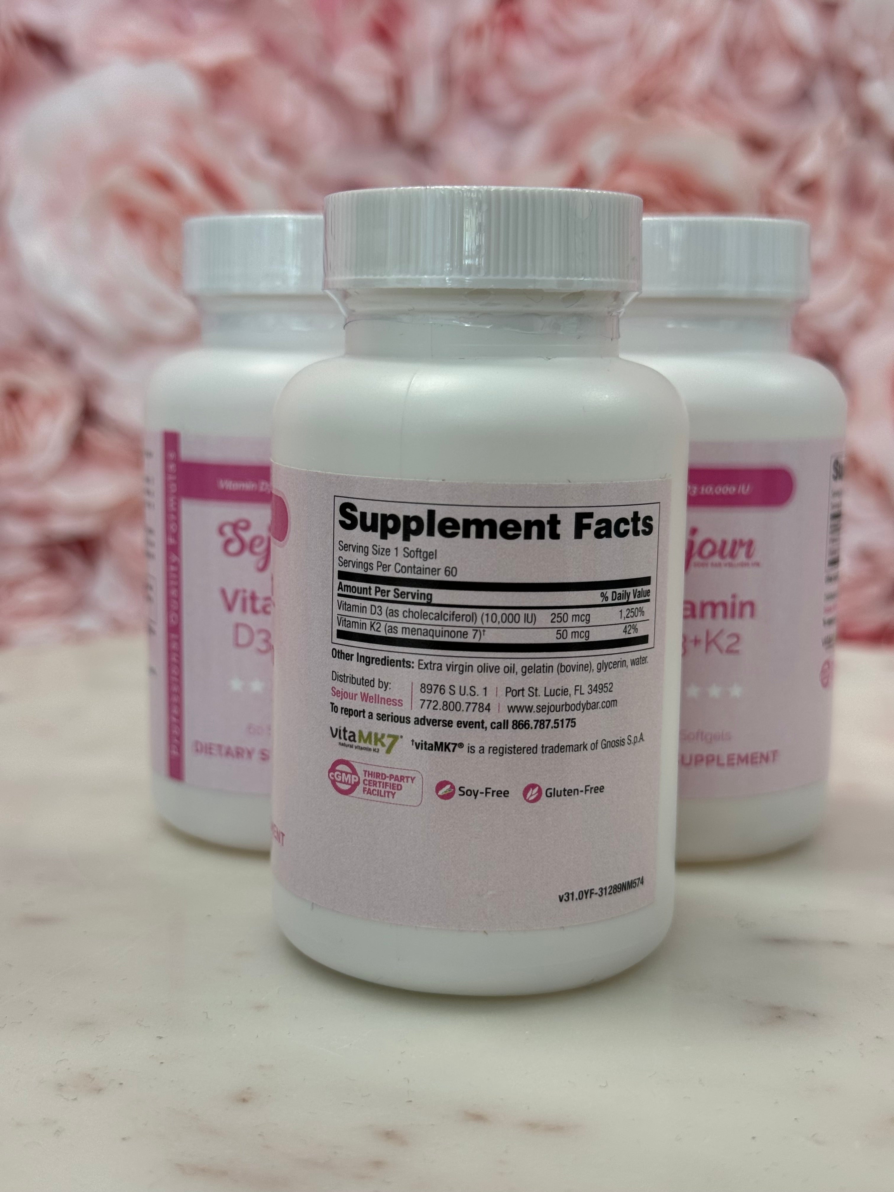 Sejour Vitamin D3+K2